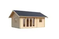 Produktbild: Lasita Maja Gartenhaus / Homeoffice / Ferienhaus Caroline 2.1, Farbe:naturbelassen, Dachform:Satteldach