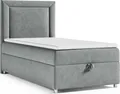 Produktbild: Best for Home Boxspringbett mit Bettkasten Trinity K3-SINGLE 70x200 Bonellfederkern inkl. Topper - Grau