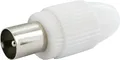 Produktbild: Schwaiger Koaxial Stecker KST11 532 weiß, 1 Stk.