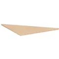 Produktbild: geramöbel Verbindungsplatte Flex buche, dreieckig 80,0 x 80,0 x 2,5 cm