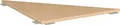 Produktbild: Gera Möbel S-617508-BU Verkettungsplatte Dreieck 90 Grad Lissabon, 80 x 80 x 25 cm, buche