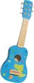 Produktbild: Eichhorn Gitarre Kinder Blau Nylonsaiten Holzgitarre Dino Ab3J