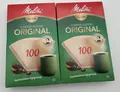 Produktbild: Melitta Filtertüten 100 braun 80 Stück 2x 40 Stück Packung Neu OVP
