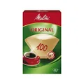 Produktbild: Melitta Filtertüten 100 naturbraun 40 Stück Aromapor-Papier