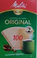 Produktbild: Melitta Original Kaffeefilter Filtertüten Aromapor Papier 100 Naturbraun 40 St.