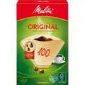Produktbild: Melitta Original Kaffeefilter Filtertüten 100 Naturbraun 40 Stück