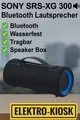Produktbild: SONY SRS-XG 300 🔊 Bluetooth Lautsprecher  Wasserfest Tragbar Speaker Box ✅  OVP