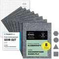 Produktbild: Filzgleiter selbstklebend zum Zuschneiden I 8 Stück 16 x 20cm - 4mm I Filzgle...