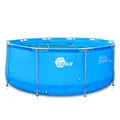 Produktbild: your GEAR Steel Frame Pool - div. Modelle/Größen - rund rechteckig oder quadratisch, 70-122 cm hoch Stahlrahmenpool Gartenpool Aufstellpool Schwimmbecken 300x200 300x300 400x200 Ø 366cm Ø 457cm