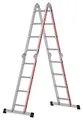 Produktbild: Hymer Mehrzweckleiter Anlegeleiter , 4-teilig, 4x4 Sprossen 2250 mm - 404316
