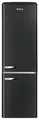 Produktbild: Amica KGCR 387 102 MS Retro Kühl-/Gefrierkombination/Schwarz / 181cm (H) x 55cm (B) x 62cm (T) / Retro-Design/Kühlschrank mit Gefrierfach