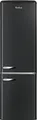 Produktbild: Amica Kühl-Gefrierkombination KGCR 387 102 MS | Retro Design | 244l | EEK C | 181x55x61,5cm | matt-schwarz, C (Spektrum A bis G)