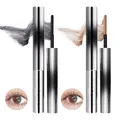 Produktbild: 2 Stück Mascara Metallbürste,Ironeye Mascara3d Curling Eyelash Iron Mascara,Lang und Gelockt,Schnell Trocknend,Wasser- und Wischfest,für Natürliche und Schöne Wimpern (Schwarz + Braun)