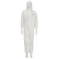 Produktbild: 3M 50198L Einweg-Overall, Weiß mit blauem Rückenpanel