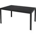 Produktbild: Mojawo Aluminium Gartentisch ANTHRAZIT UND SCHWARZ Esstisch Gartenmöbel Tischplatte aus WPC Holzimitat wetterfest 125x70x74cm