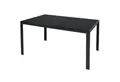 Produktbild: Mojawo Küchentisch Non-Wood Gartentisch Esstisch Aluminium anthrazit / schwarz L125xB70cm