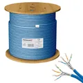 Produktbild: Premium X 100m CAT 8 Verlegekabel | 40Gbit 2000MHz | S/FTP PIMF AWG22 Reinkupfer | Eca LSZH FRNC Halogenfrei | Profi LAN Netzwerk Datenkabel Duplex