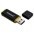 Produktbild: Intenso USB-Stick High Speed Line schwarz, gelb 64 GB, 1 St.