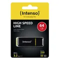 Produktbild: Intenso USB Stick 64GB Speicherstick High Speed Line schwarz USB 3.2