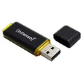 Produktbild: Intenso USB-Stick High Speed Line schwarz, gelb 64 GB, 1 St.