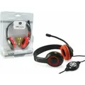 Produktbild: CONCEPTRONIC Headset USB 2m Kabel,Mikro,int.Bed.Stereo rt - Rot
