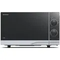 Produktbild: Sharp YC-PS201AE-S Mikrowelle Silber Solo-Mikrowelle Arbeitsplatte 20 l 700 W