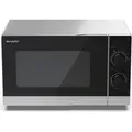 Produktbild: SHARP YC-PS201AES Mikrowelle 700W, 6 Leistungsstufen 20 Liter Fassungsvermögen - Silber