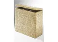 Produktbild: Wäschesortierer LOCKER, beige (natur), B:66cm H:64cm T:32cm, Binsengeflecht, Wäschesammler, Wäschesortierer, geflochtene Binse, Höhe 64 cm
