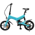 Produktbild: SachsenRad E-Folding Race Bike F12, IF Design Gewinner, Magnesiumrahmen nur 19Kg, für Damen und Herren, 2-Stufige Teleskopsattelstütze mit StVZO - Blau