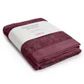 Produktbild: s.Oliver Duschtuch 70x140 cm - 100% Baumwolle, 600 g/m², weich & saugstark, Badetuch Burgundy