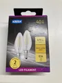 Produktbild: Xavax LED-Filament E14, 470lm ersetzt 40W, Kerzenlampe, Warmweiß (112616)