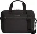 Produktbild: Tommy Hilfiger Herren Laptoptasche Repreve mit abnehmbarem Schultergurt, Schwarz (Black), Einheitsgröße