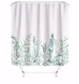 Produktbild: M&W DAS DESIGN Duschvorhang Shower curtains Anti schimmel Waschbar Grüne Pflanzen Breite 120 cm