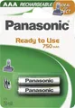 Produktbild: Panasonic HHR-4MVE/2BD Micro DECT 2er Blister