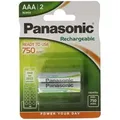 Produktbild: Panasonic - Hhr-4mve/2bd - Batterie 2 X Type Aaa - Nimh - (rechargeable) - 750 Mah