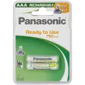 Produktbild: Panasonic HHR-4MVE/2BD - Batterie 2 x AAA-Typ - NiMH - (wiederaufladbar) - 750 m