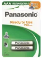 Produktbild: 2 x Panasonic AAA Akku´s Accu Ni-MH Micro 1,2V 750mAh DECT Siemens Telefon 1,2V