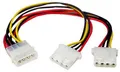 Produktbild: STARTECH - LP4 Y-Splitter Powerkabel