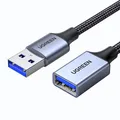 Produktbild: UGREEN USB 3.0 Verlngerungskabel 5Gbps USB 3.0 A Datenkabel Nylon und Aluminium Etui geflochten. (1M)