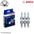 Produktbild: BOSCH 6x Zündkerzen für AUDI PORSCHE SEAT SKODA VW