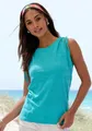 Produktbild: Vivance Tanktop mit verstellbarer Raffung an der Schulter (2er-Pack) aus pflegeleichter Qualität mit Baumwolle