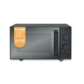 Produktbild: Severin Severin S-Wave Mikrowelle mit flachem Glasboden, ca. 25L, 6 Automatikprogramme bis 900W, ideal für großes Geschirr & Auflaufformen, Drehregler, Timer bis 30 Minuten, schwarz/Edelstahl, MW 7782