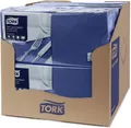 Produktbild: TORK Geschirr-Set Lunchservietten Advanced 33x33cm 1/4 Falz 3-lagig dunkelblau VE=150 St
