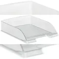 Produktbild: Leitz Plus Briefablage 5227 DIN A4 Transparent Frost 25,5 x 35,7 x 7 cm