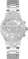 Produktbild: Guess Quarzuhr MOONLIGHT GW0320L1, Armbanduhr, Damenuhr, Kristallsteine, Edelstahlarmband