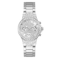 Produktbild: GUESS Damen Analog Quarz Uhr mit Edelstahl Armband GW0320L1