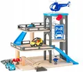 Produktbild: Holzgarage mit Autos & Helikopterlandeplatz - Spielzeug ab 3 J.