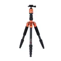 Produktbild: Rollei Compact Traveler No.1 Orange, 145cm Stativ Kamera mit Kugelkopf Leichtes Reisestativ aus Alum