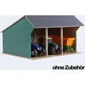 Produktbild: Farm Schuppen für 3 Traktoren 1:32 45x38x27cm - Grün/Grau