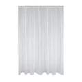 Produktbild: Haus und Deko Voile Dekoschal Gardine Emotion weiß 140 x 245 cm Organza Vorhang Kräuselband klassisch transparent kurz mittel oder lang Store Gardinenvorhang Wohnzimmer Schlafzimmer